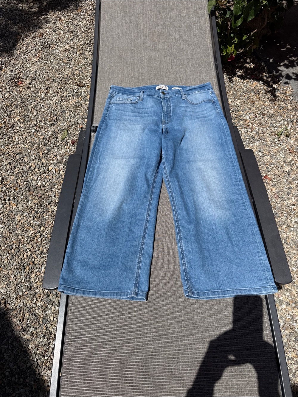 Women's Wide-Leg Light Blue Denim Jeans
